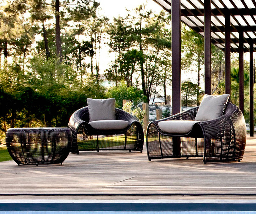 High end Croissant Easy Armchair by Kenneth Cobonpue Casa Design