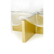 Gravity Cross Low Vase