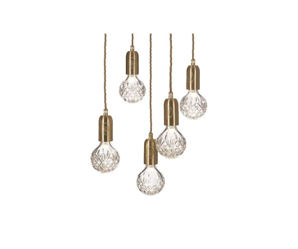 High End Crystal Bulb Chandelier 5 Piece by Lee Broom Casa Design Group