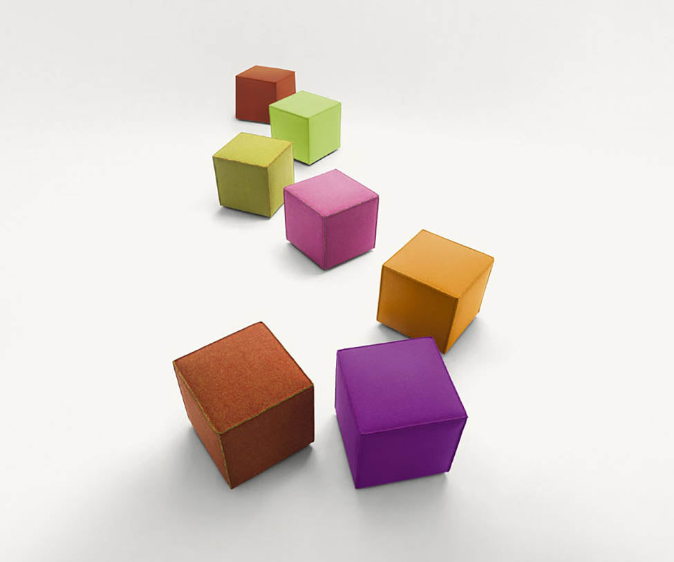 Luxury Hand-Crocheted Cubo Pouf by Paola Lenti Casa Design Group