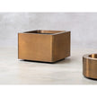 Elegant Brass Cuprum Round Outdoor Planter by Royal Botania Casa Design Group