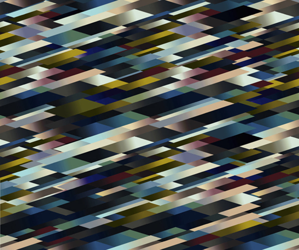 Diagonal Gradient Dark Rug Moooi