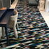 Diagonal Gradient Dark Rug Moooi