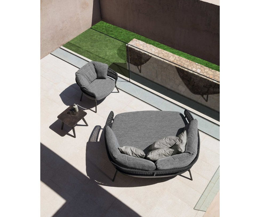 High end Moon Alu Living Armchair by Talenti Casa Design