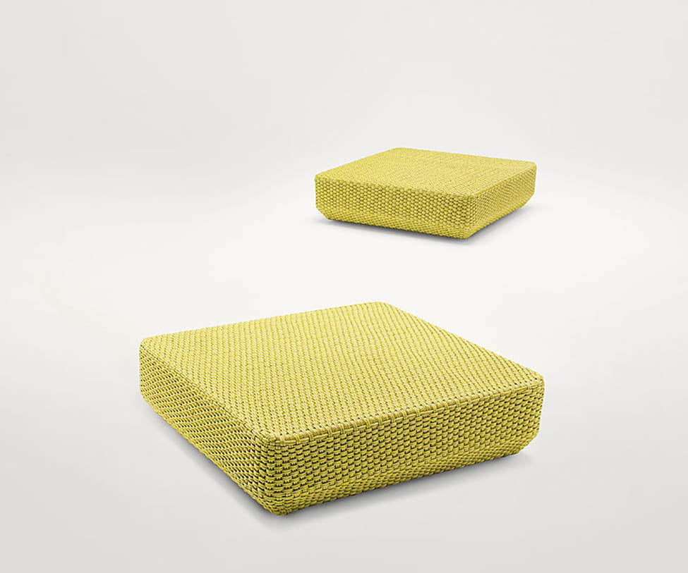 Stylish Daydream Outdoor Pouf by Paola Lenti Casa Design Group