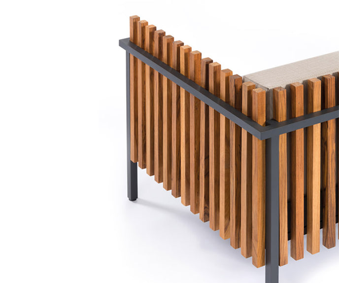 Sutra Ottoman Module Outdoor Sofa I Ego Paris