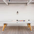 Diagonal convertible pool and dining table by RS Barcelona for modern spaces Casa Design Group