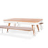 Diagonal convertible pool and dining table by RS Barcelona for modern spaces Casa Design Group