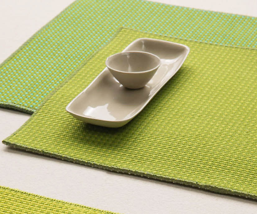 Elegant Handcrafted Dining Outdoor Mats by Paola Lenti Casa Design Group