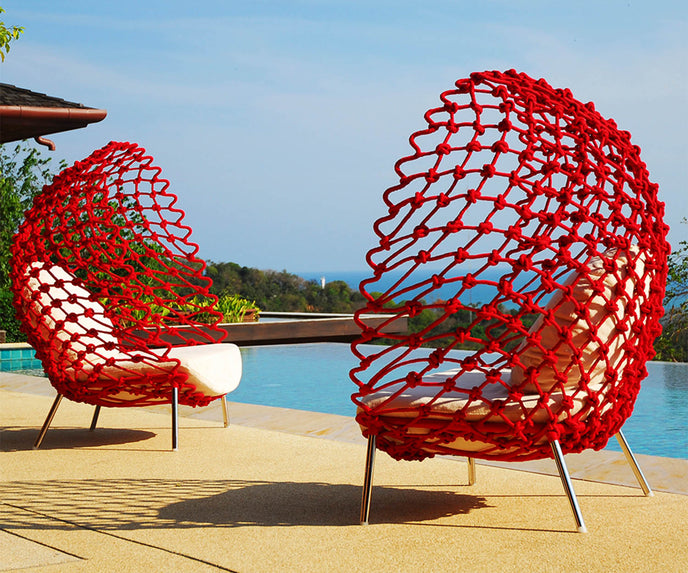 High end Dragnet Lounge Chair by Kenneth Cobonpue Casa Design