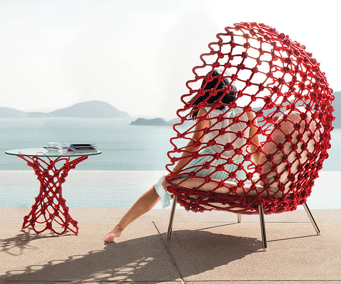 High end Dragnet Lounge Chair by Kenneth Cobonpue Casa Design