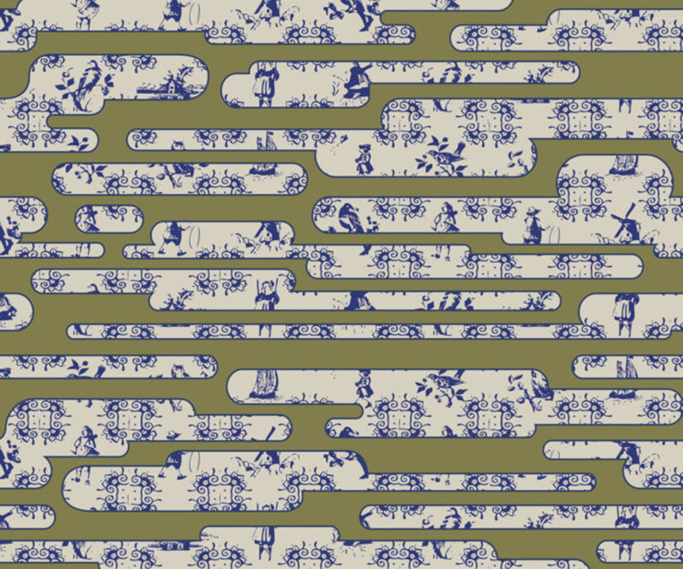 Dutch Sky Gold Rug Moooi