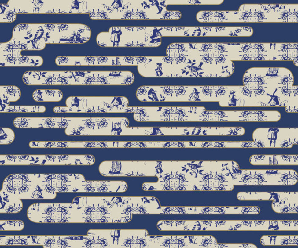 Dutch Sky Blue Rug Moooi 