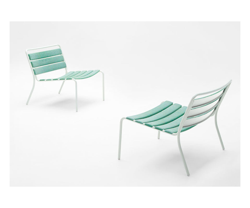 Durable and Stackable Elba Outdoor Lounge Chair by Paola Lenti Casa Design Group