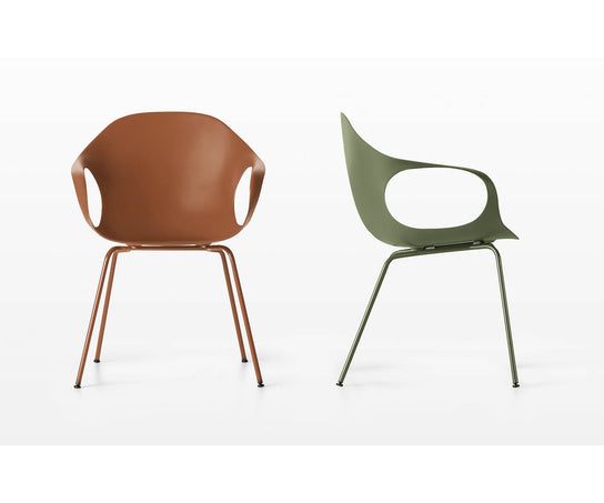 High end Elephant Four Legs Dining Armchair by Kristalia Casa Design