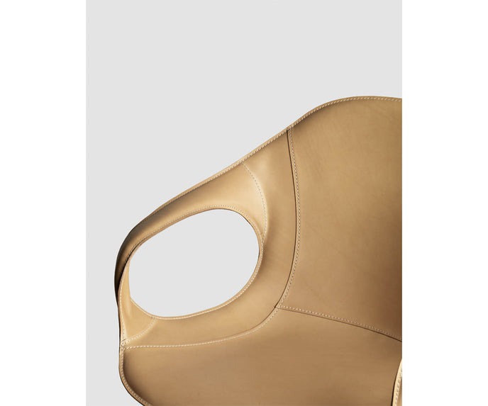 High end Elephant Wood Base Dining Armchair by Kristalia Casa Design