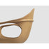 High end Elephant Wood Base Dining Armchair by Kristalia Casa Design