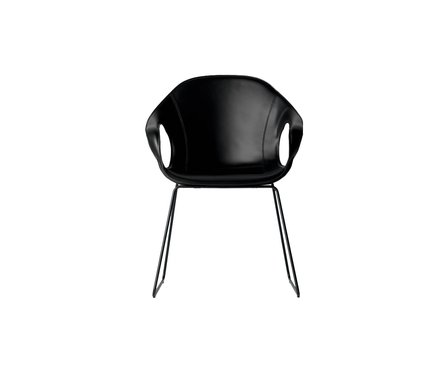 High end Elephant Slide Base Dining Armchair by Kristalia Casa Design