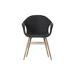 High end Elephant Wood Base Dining Armchair by Kristalia Casa Design