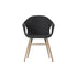 High end Elephant Wood Base Dining Armchair by Kristalia Casa Design