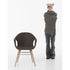 High end Elephant Wood Base Dining Armchair by Kristalia Casa Design