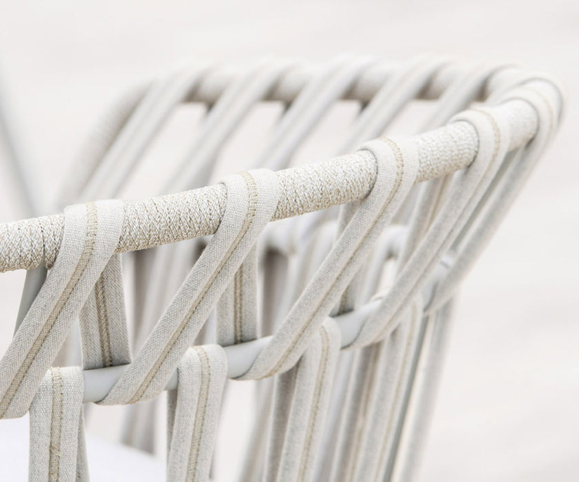 High End Emma Cross Dining Armchair by Varaschin Casa Design Group