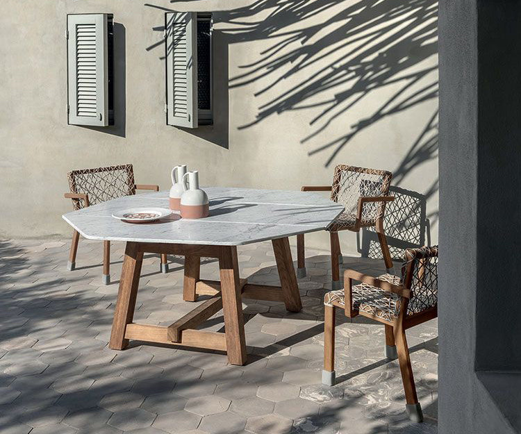 Rafael Octagonal Dining Table I Ethimo