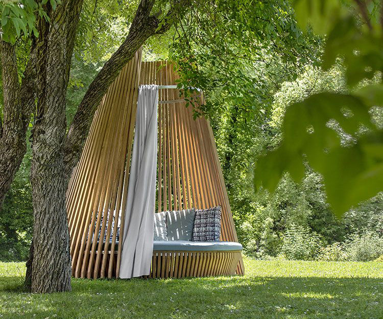Hut Lounge Bed I Ethimo