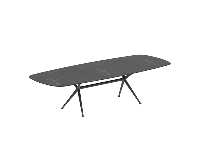 Modern Teak and Aluminum Exes Rectangular Outdoor Dining Table by Royal Botania Casa Design Group