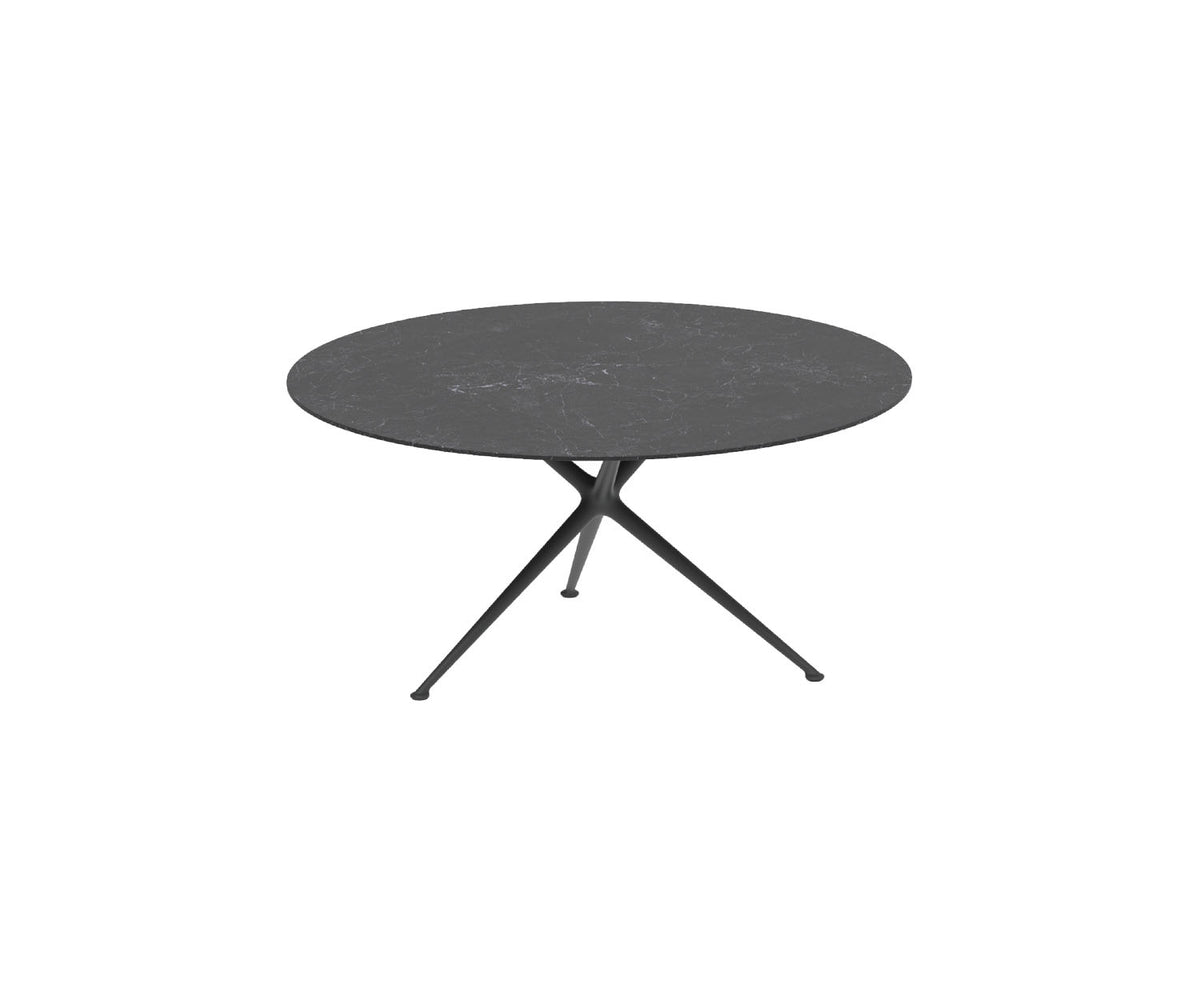 Luxury Exes Round Outdoor Dining Table by Royal Botania Casa Design Group