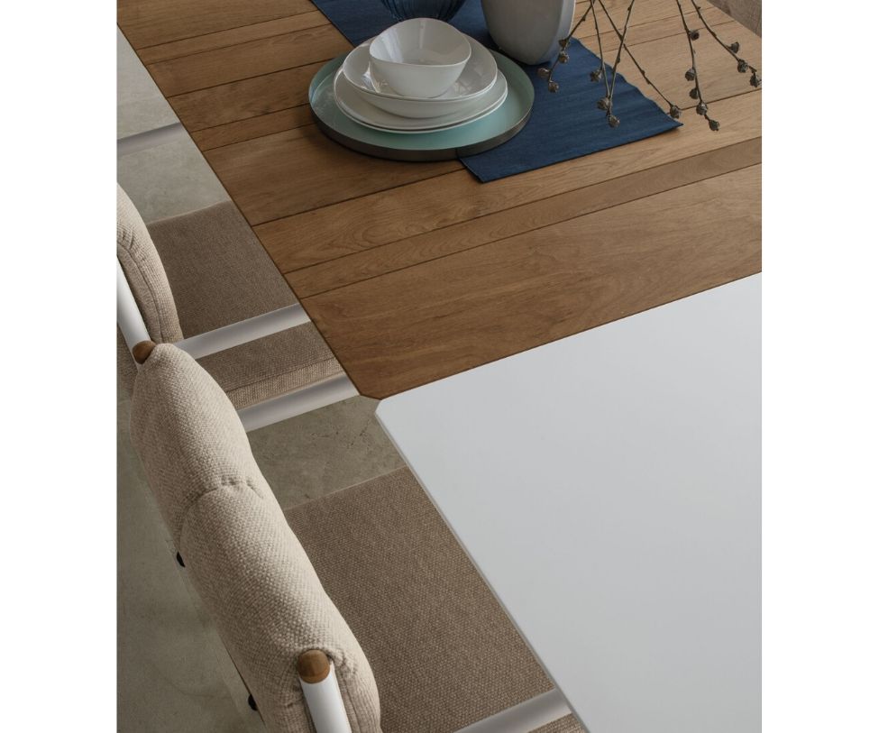 Domino 160×95 Extendible Dining Table