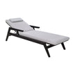 Sunrise Chaise Lounge with Armrest Manutti