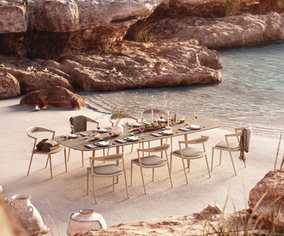 Styletto Rectangular Low Dining Table | Royal Botania