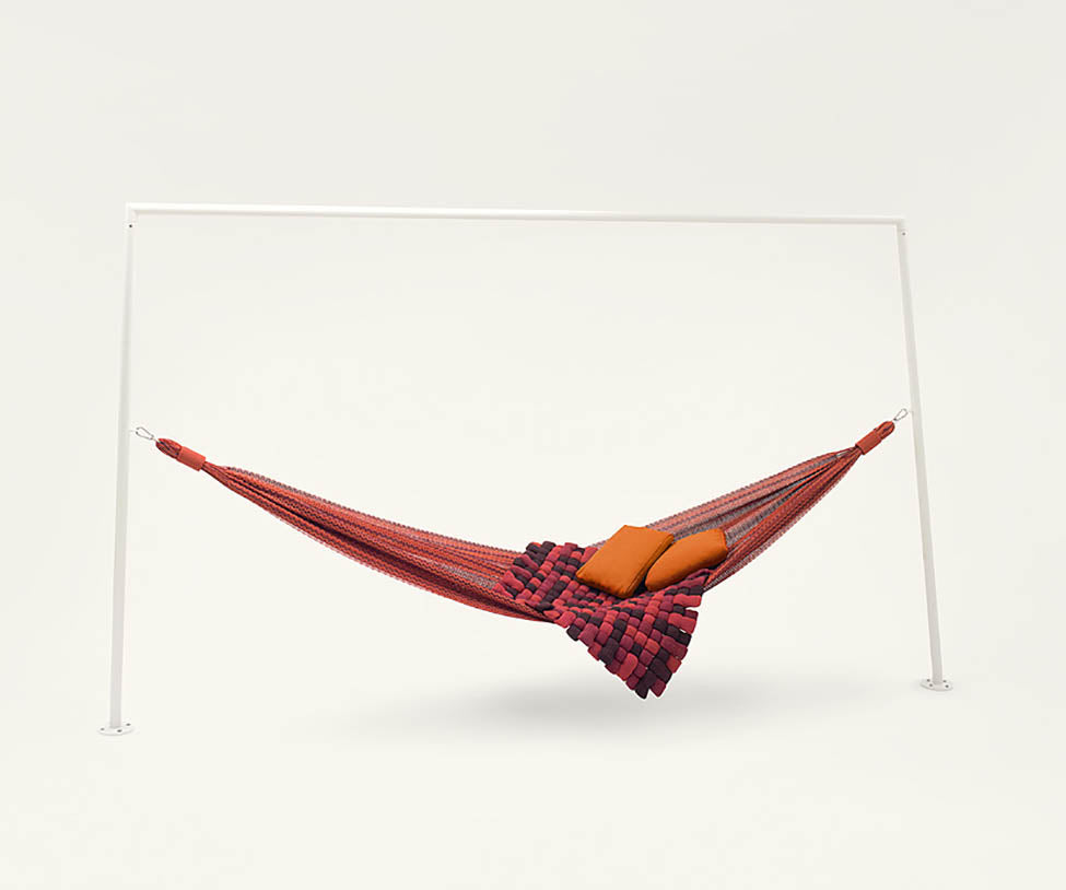 Luxury Farniente Outdoor Hammock Perfect for Modern Outdoor Relaxation by Paola Lenti Casa Design Group