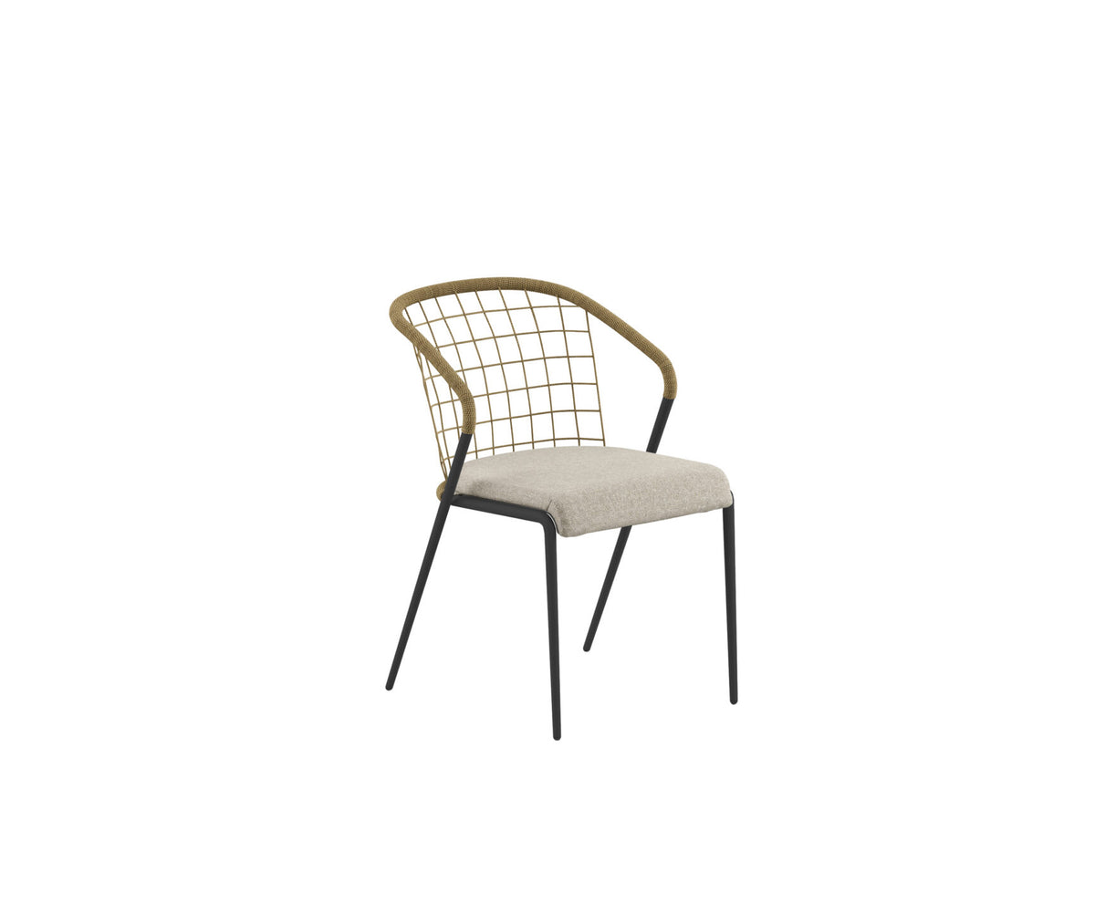 Comfortable and Stylish Fensi Outdoor Dining Chair by Royal Botania Casa Design Group