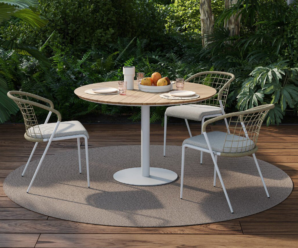 Comfortable and Stylish Fensi Outdoor Dining Chair by Royal Botania Casa Design Group