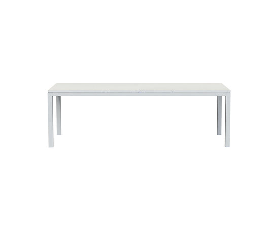 High End Flat Extending Rectangle Dining Table by Ethimo Casa Design Group