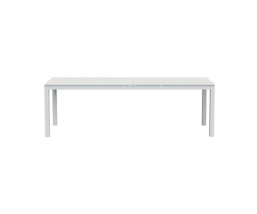High End Flat Extending Rectangle Dining Table by Ethimo Casa Design Group