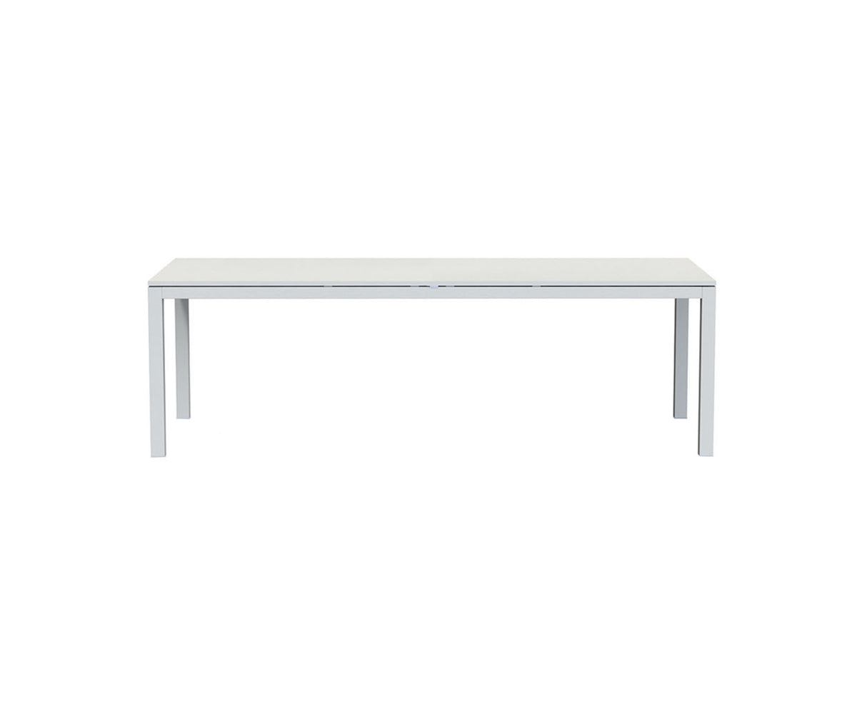 High End Flat Extending Rectangle Dining Table by Ethimo Casa Design Group