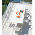 High End Flat Extending Rectangle Dining Table by Ethimo Casa Design Group