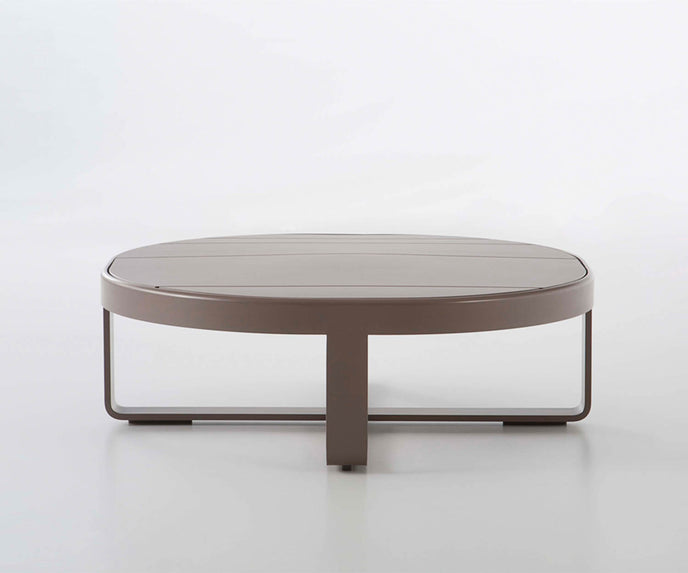High End Flat Low Circular Side Table by Gandia Blasco Casa Design Group