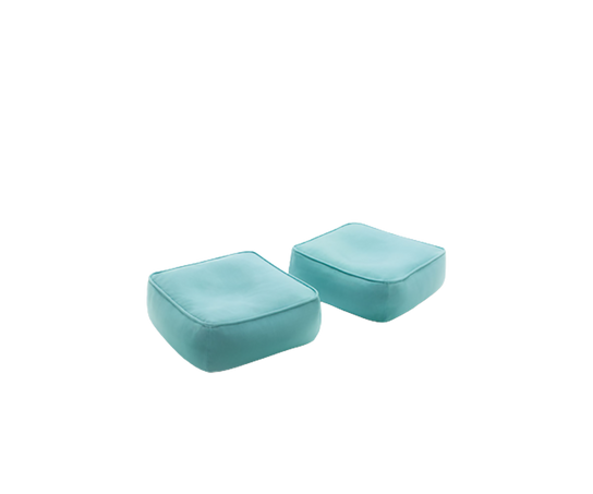Modern  Float Pouf by Paola Lenti in Customizable Fabrics for Stylish Comfort Casa Design Group