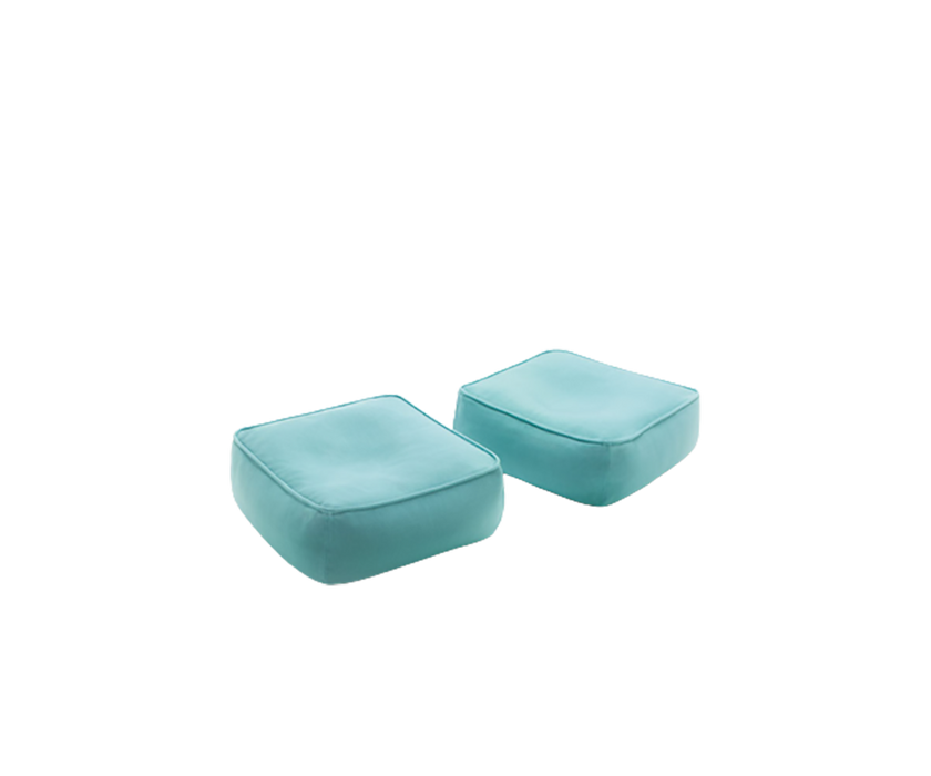 Modern  Float Pouf by Paola Lenti in Customizable Fabrics for Stylish Comfort Casa Design Group
