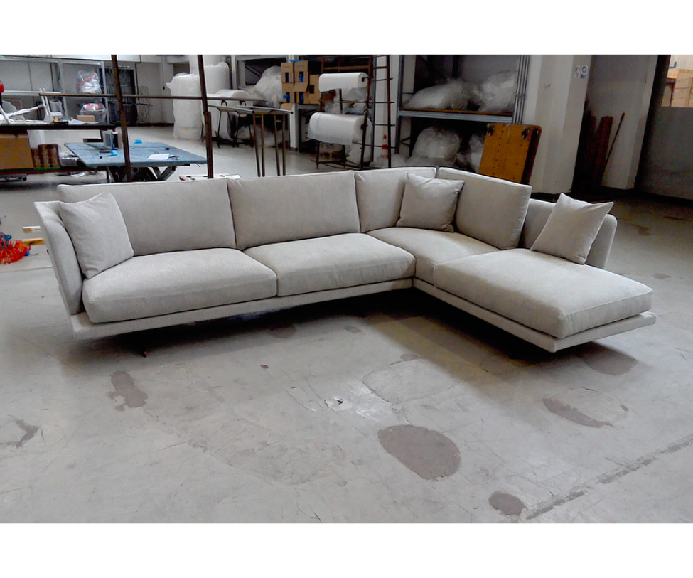 High End Floor Sample Clipper Sectional Sofa by Marelli Casa Design Group