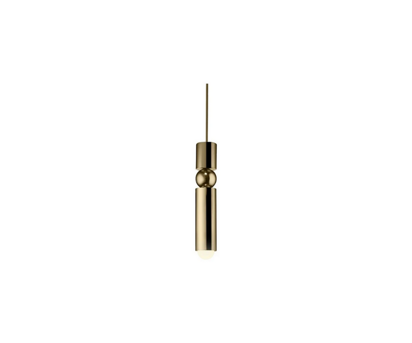 High End Fulcrum Gold Pendant by Lee Broom Casa Design Group