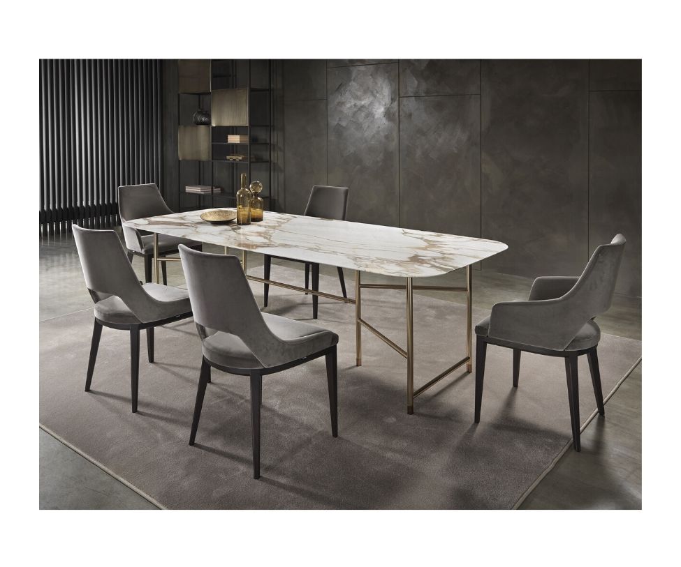 High End Floor Sample Grace Dining Chair by Marelli Casa Design Group