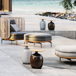 High End Floor Sample Mistral Outdoor Lounge Chair by Gloster Casa Design Group