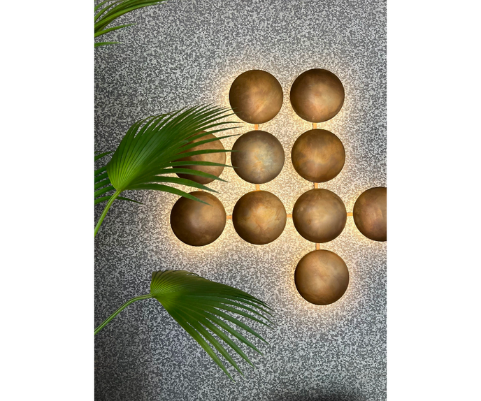 High End Floor Sample Wall Clips Light by Henge Casa Design Group