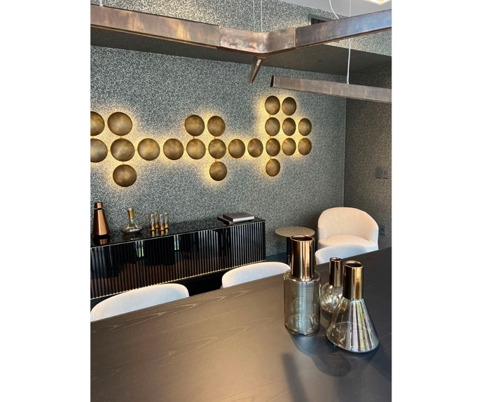 High End Floor Sample Wall Clips Light by Henge Casa Design Group