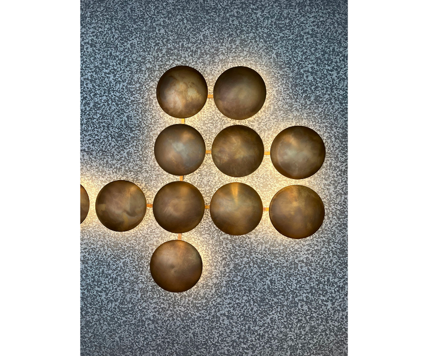 High End Floor Sample Wall Clips Light by Henge Casa Design Group